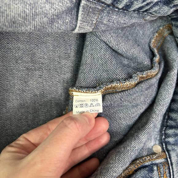 Avenue Zoe Jaymes Denim Maxi Skirt Size Medium - Picture 5 of 13